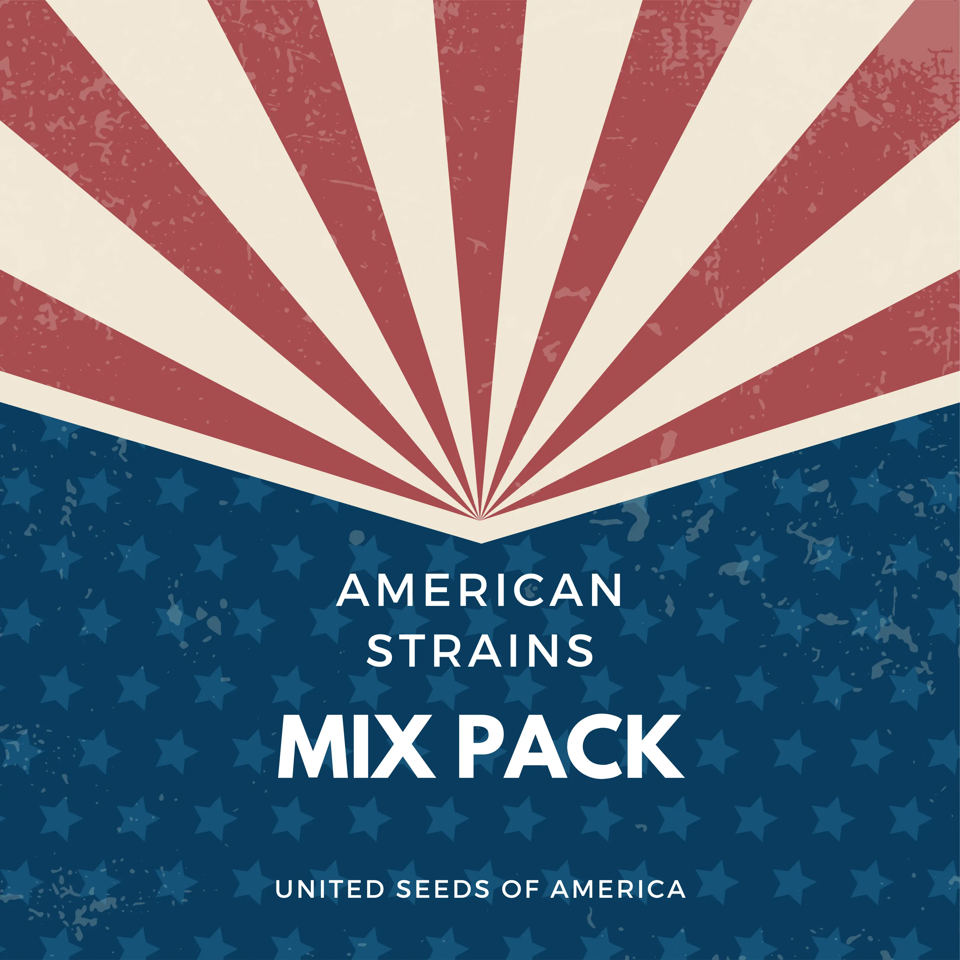 American Strain Mixpack Cannabissamen-Verpackung — Royal King Seeds Deutschland