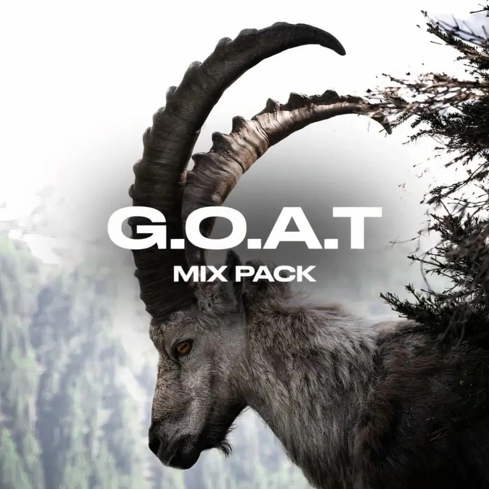 G.O.A.T Mixpack Cannabissamen-Verpackung — Royal King Seeds Deutschland